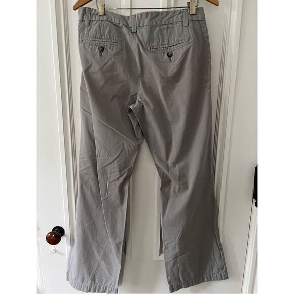 Gap gray and white pin-striped cotton pants 8 - Picture 4 of 4